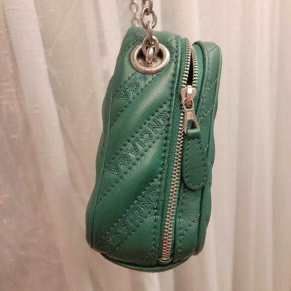 Balenciaga Blanket Reporter Camera Shoulder Bag Green - Picture 8 of 17
